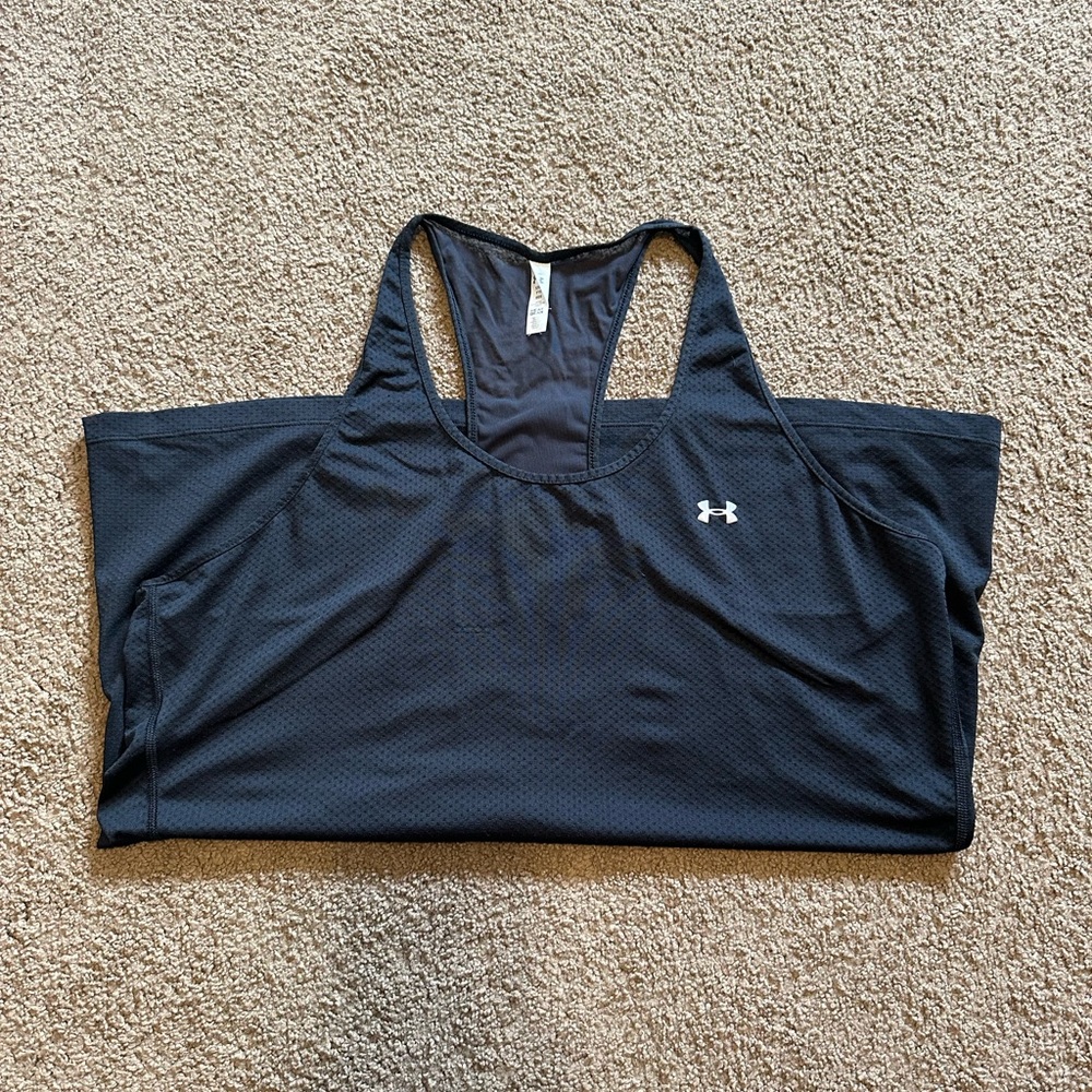 Under Armour Dark Gray HeatGear Tank